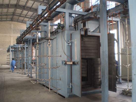 多工位懸鏈式拋丸機